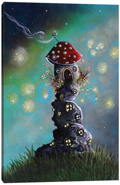 Home For The Night Canvas Art Print - Fairytale Scenes