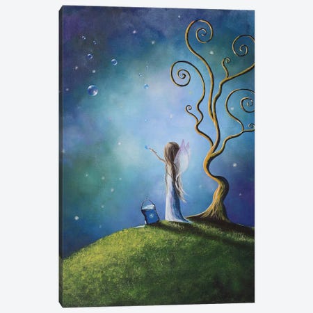 I Do Believe In Fairies Canvas Print #MLP82} by Moonlight Art Parlour Canvas Artwork