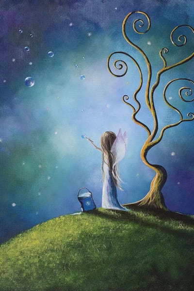 Fairytale Scenes: I Do Believe In Fairies by Moonlight Art Parlour