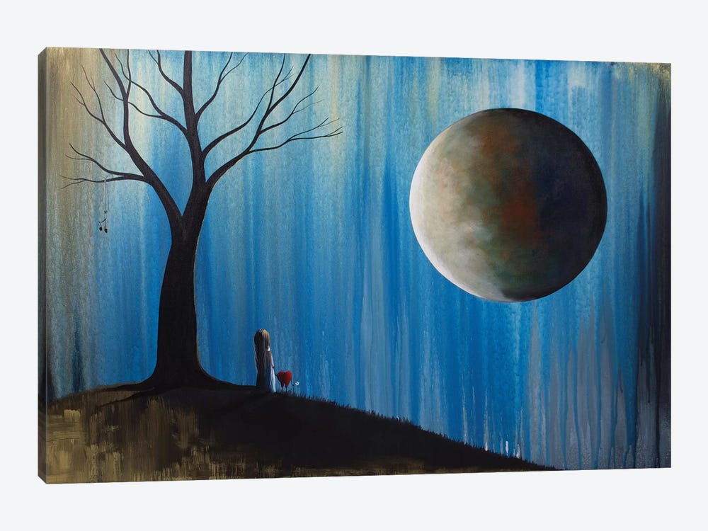 A Glimpse Of Our Forever by Moonlight Art Parlour 1-piece Canvas Wall Art