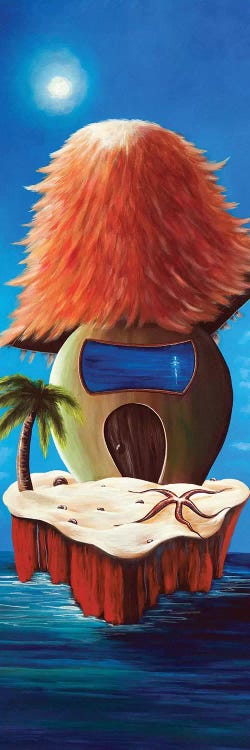 Island Paradise by Moonlight Art Parlour wall art