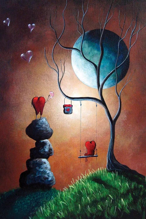 Just Because I Love You by Moonlight Art Parlour wall art