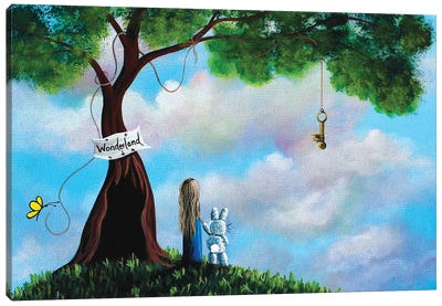 A Key To Yesterday Canvas Art Print - Alice