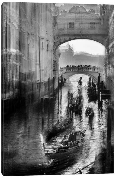 Bridge Of Venice I Canvas Art Print