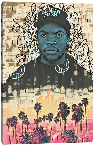 Ice Cube Canvas Art Print - Black History Month