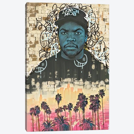 Ice Cube Canvas Print #MLW12} by Arm Of Casso Canvas Artwork