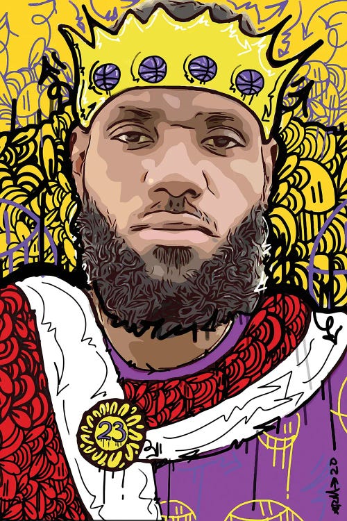 King James by Arm Of Casso wall art