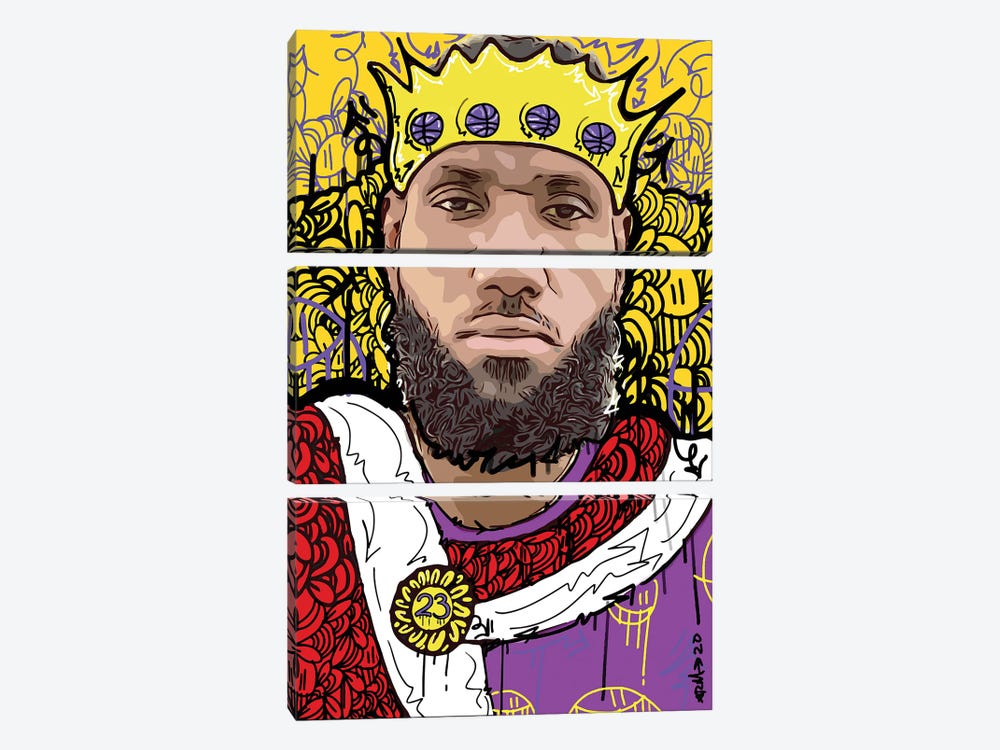 King James by Arm Of Casso 3-piece Canvas Art