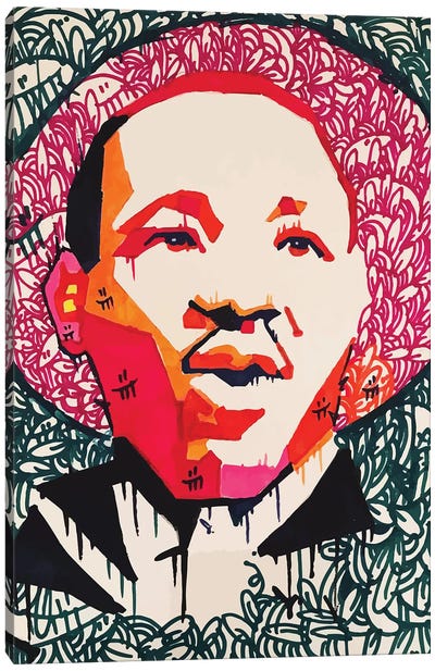 King Canvas Art Print - Martin Luther King Jr.