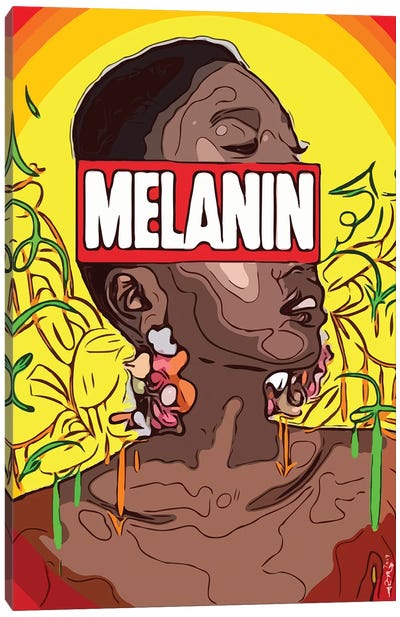 Melanin Canvas Art Print - Black History Month