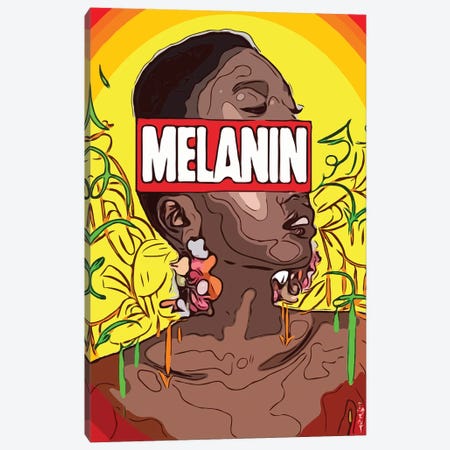 Melanin Canvas Print #MLW25} by Arm Of Casso Canvas Art