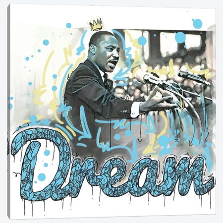 MLK Day Canvas Print #MLW27} by Arm Of Casso Canvas Art