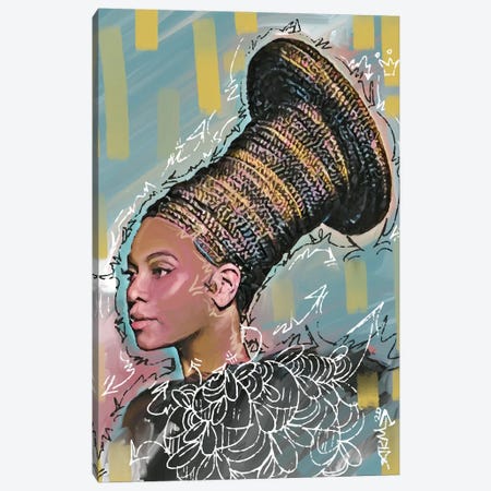 Beyonce Canvas Print #MLW2} by Arm Of Casso Canvas Artwork