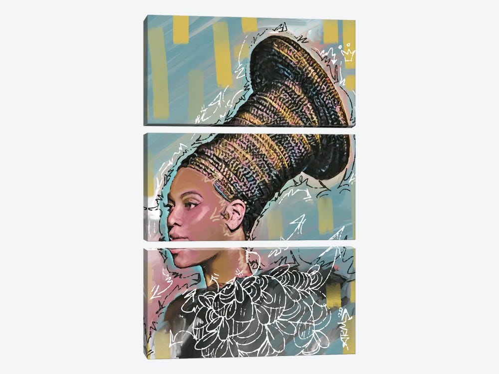 Beyonce by Arm Of Casso 3-piece Canvas Art Print