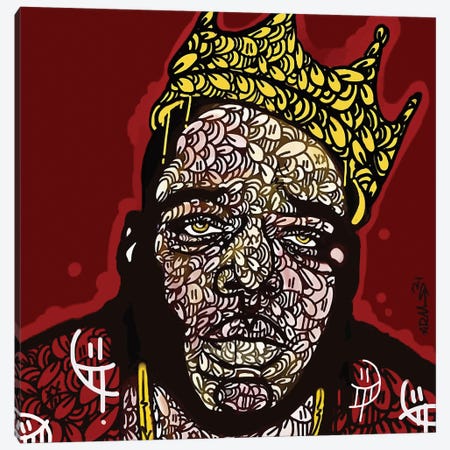 Notorious Canvas Print #MLW32} by Arm Of Casso Canvas Artwork