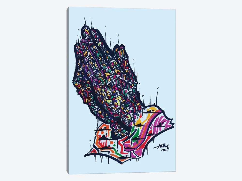 Pray For Me by Arm Of Casso 1-piece Canvas Artwork