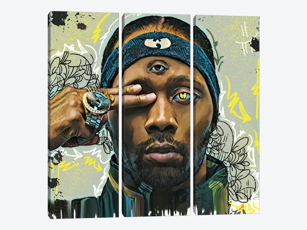 RZA by Arm Of Casso 3-piece Canvas Print
