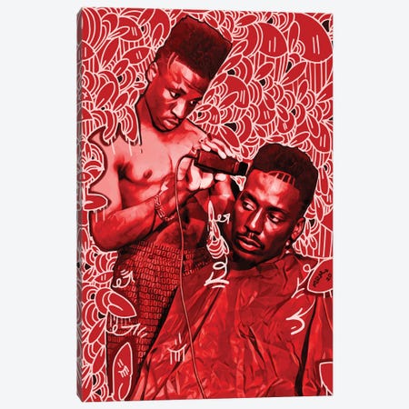 Big Daddy Kane Getting A Shape Up Canvas Print #MLW3} by Arm Of Casso Canvas Art