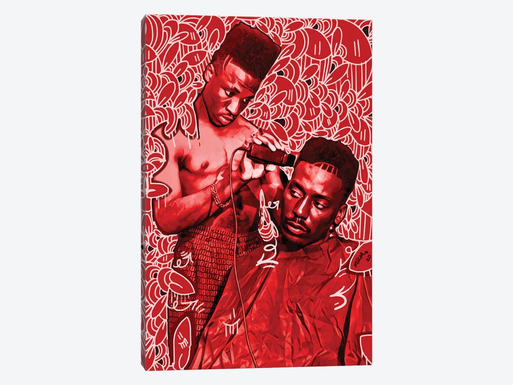 Big Daddy Kane Getting A Shape Up by Arm Of Casso 1-piece Canvas Wall Art
