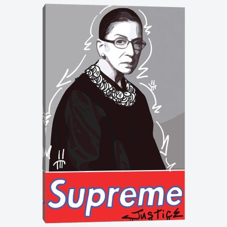 Supreme Justice Canvas Print #MLW41} by Arm Of Casso Canvas Art Print