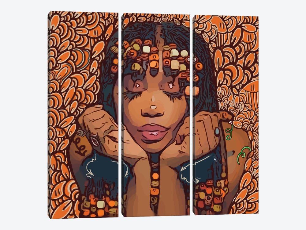 SZA - Hit Different by Arm Of Casso 3-piece Canvas Art