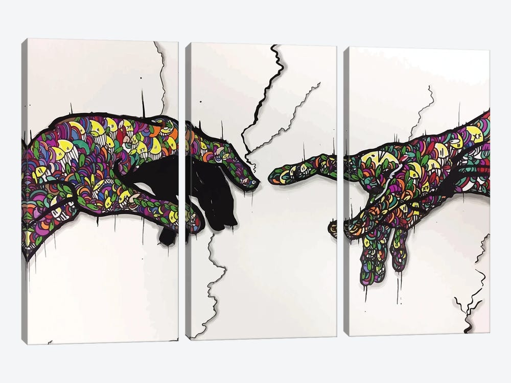 The Creation by Arm Of Casso 3-piece Art Print