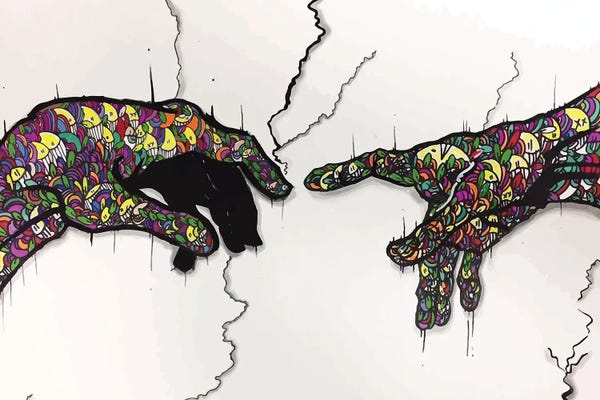 Pop Collage: The Creation by Arm Of Casso