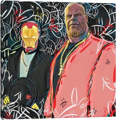 Avengers Canvas Art Print - Iron Man