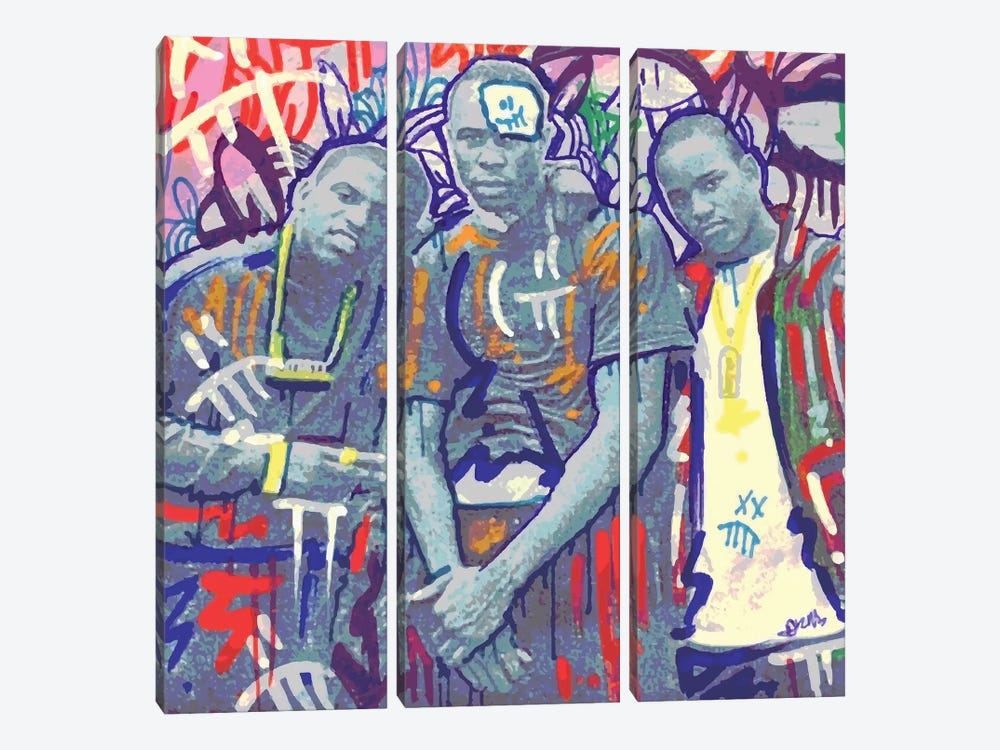 Paid In Full by Arm Of Casso 3-piece Canvas Art Print