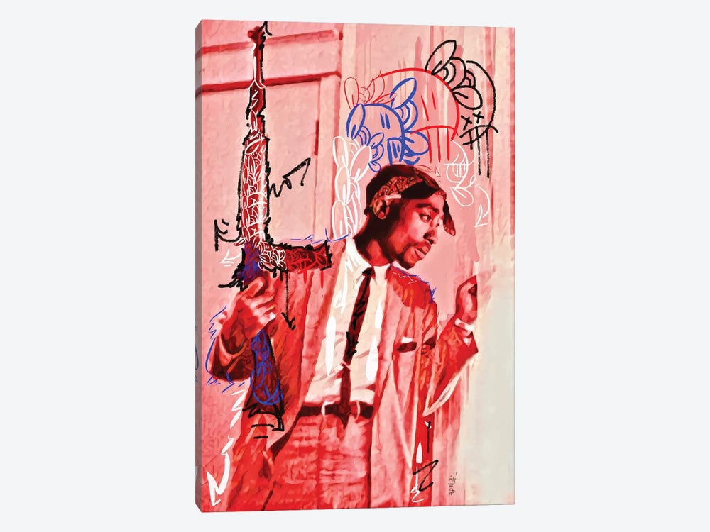 Tupac I by Arm Of Casso 1-piece Canvas Wall Art