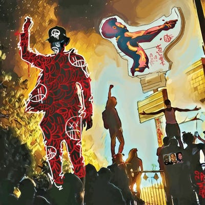 Fed Up by Arm Of Casso multi panel art