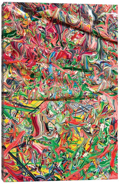 Untitled 14 Canvas Art Print - Similar to Jackson Pollock