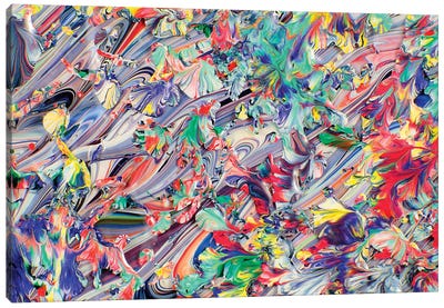 Untitled 21 Canvas Art Print - Similar to Jackson Pollock