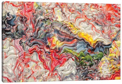 Untitled 30 Canvas Art Print - Similar to Jackson Pollock