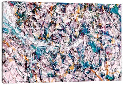 Untitled 57 Canvas Art Print - Similar to Jackson Pollock