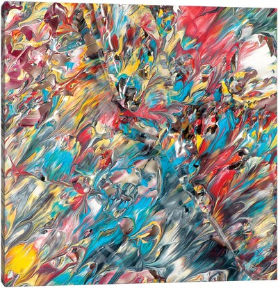 Untitled 59 Canvas Art Print - Similar to Jackson Pollock