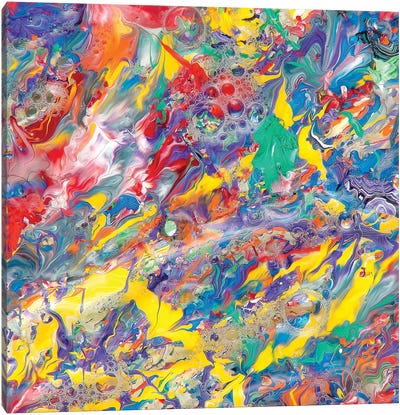 Untitled 62 Canvas Art Print - Similar to Jackson Pollock