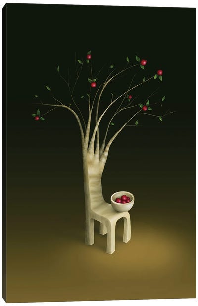 Strawberry Guava Tree Canvas Art Print - Similar to Salvador Dali