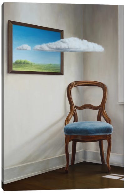 My True Cloud Canvas Art Print - Playful Surrealism