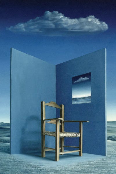 Marlene Llanes: An Invitation (Surreal Landscape With Cloud And Chair) by Marlene Llanes