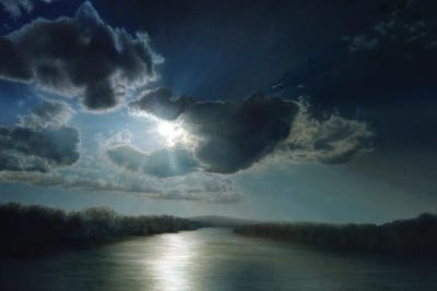 All Blues - Canvas Prints: Out Of This World by Marlene Llanes