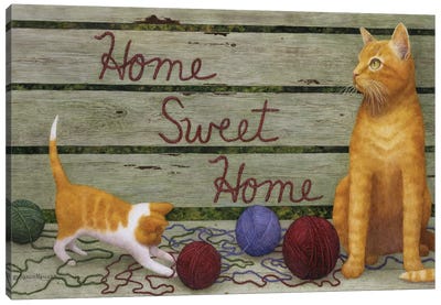 Home Sweet Home Canvas Art Print - Marcia Matcham