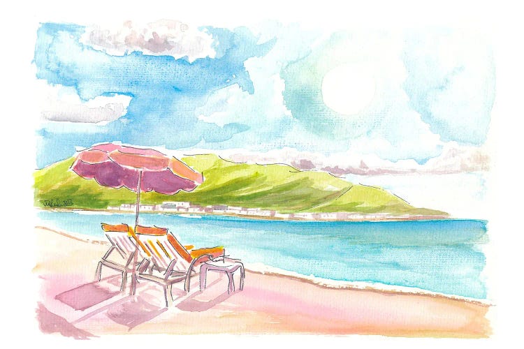 Dreaming Away To Orient Bay Beach Saint Martin Caribbean by Markus & Martina Bleichner wall art