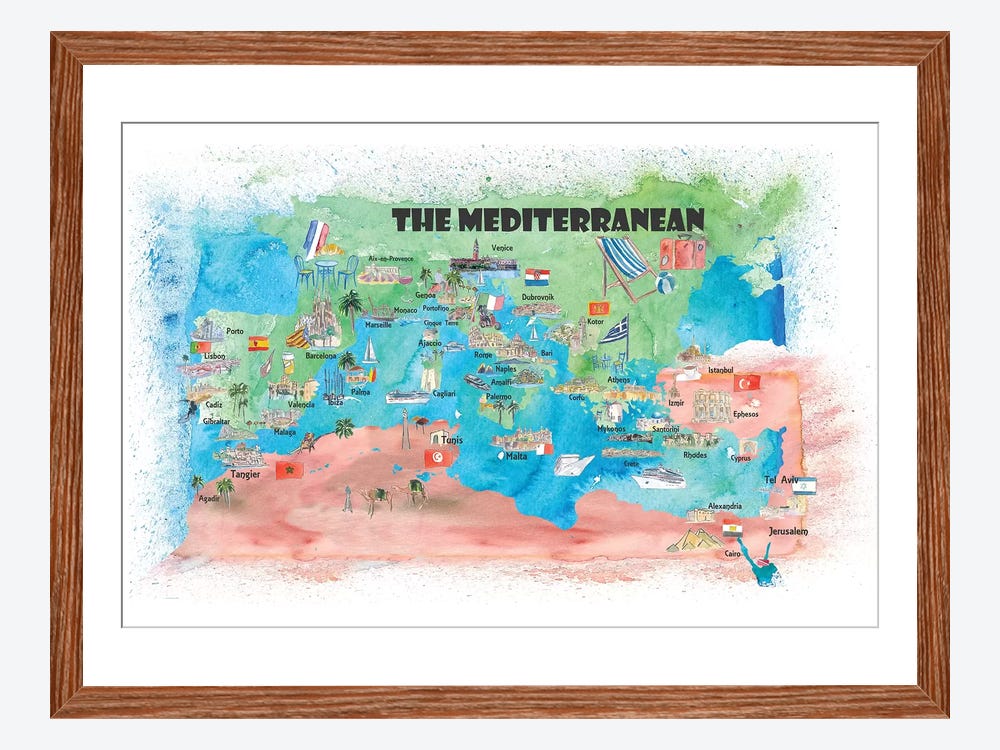 12 maps that explain the Mediterranean Sea - Vivid Maps