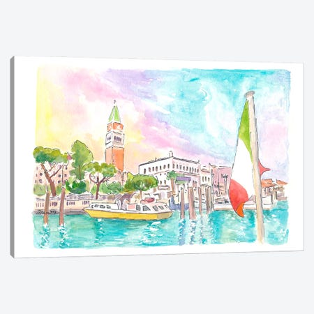 Gorgeous Vaporetto View Of San Marco Venice Italy Canvas Print #MMB1057} by Markus & Martina Bleichner Canvas Art