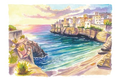 Canvas Print: Polignano A Mare by Markus & Martina Bleichner - thumbnail