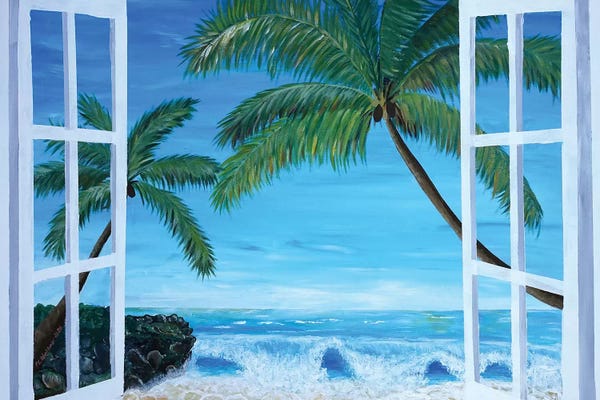 Markus & Martina Bleichner: Caribbean Hideaway Seaview Window Dreams by Markus & Martina Bleichner