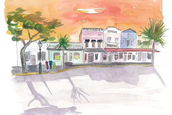 Key West: Shops On Duval St Key West Fl by Markus & Martina Bleichner