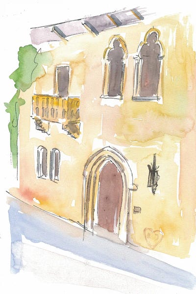 Verona: Balcony Of Juliet In Verona Symbol Of Love by Markus & Martina Bleichner