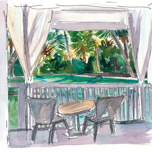 Balcony View with Cool Pool in The Keys